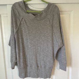 We the Free Off Shoulder Sweater - Gray